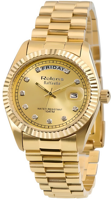 로렌스 남성 DAY DATE 메탈시계 (GA-002)