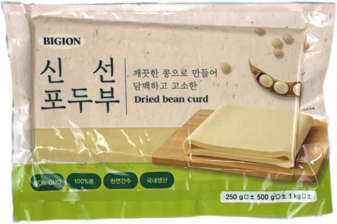 비기온 당일생산 신선 건두부 생생 포두부 두부면, 1kg, 1개