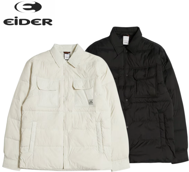 [백화점발송]아이더 남성용 숏패딩 하이넥 구스다운 캐주얼 방한 자켓