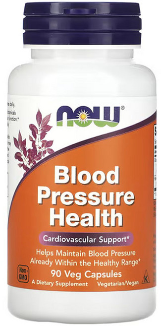 나우푸드 블러드 프레셔 헬스 베지 캡슐, 1개, 90정