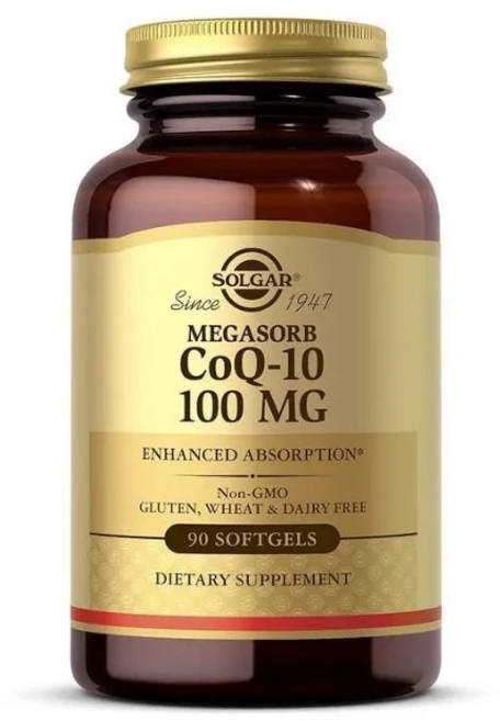 Solgar Megasorb CoQ-10 솔가 CoQ10 코큐텐 코엔자임 큐텐 Q10 100mg 90정, 1개 - 쿠팡