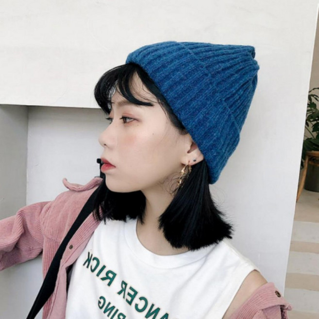 best CAP 롱비니 커플 여자 남자 골지 캐주얼 모자