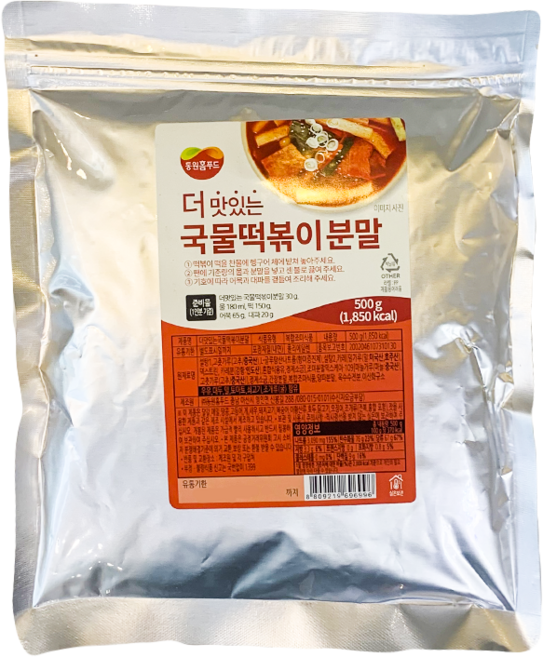 동원홈푸드 더맛있는 국물떡볶이 분말, 500g, 2개