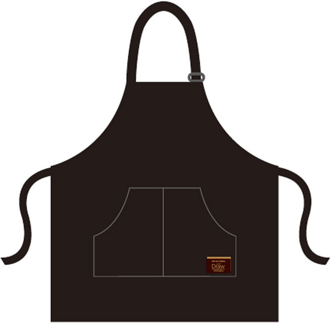 모닝글로리 15000 미술용 앞치마 ver 4, 블랙