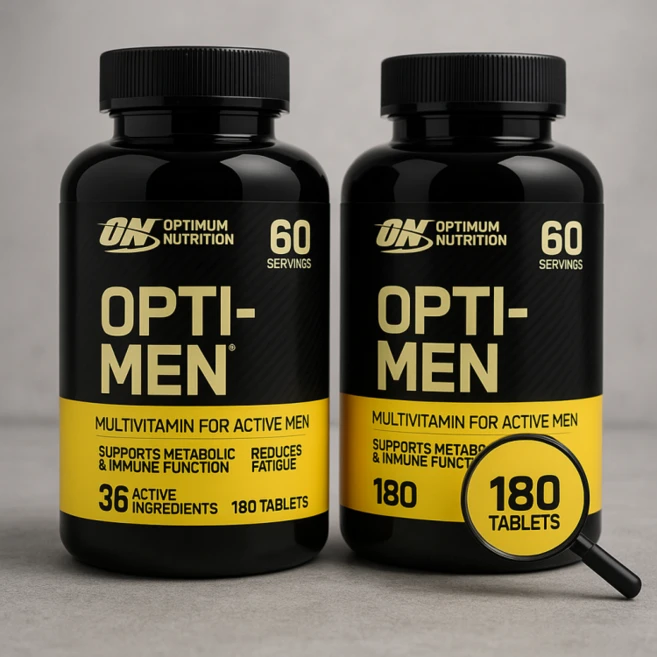옵티멈뉴트리션 남성용 옵티맨 멀티비타민 180정, 2개 - 쿠팡