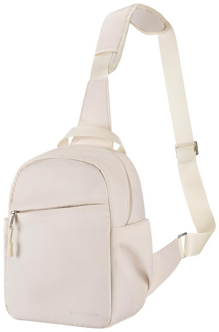 K&F Concept 어반원더 08 카메라 슬링백 5L 미러리스 가방 숄더 크로스백 DSLR 소형 카메라 케이스 출사 여행용 스냅 가방 내부 파티션 조절 방수 지퍼 385g 초경량, 1개, 베이지