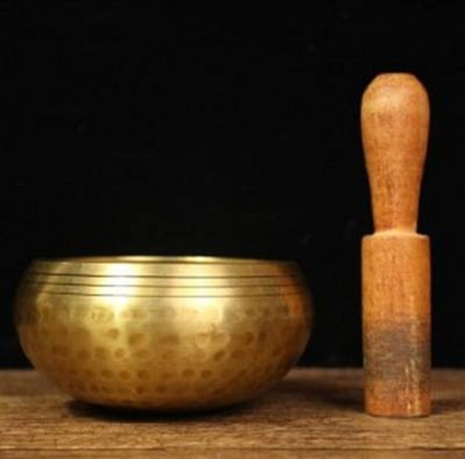 黃銅頌缽及木槌, 尼泊爾手工佛音缽, 1個