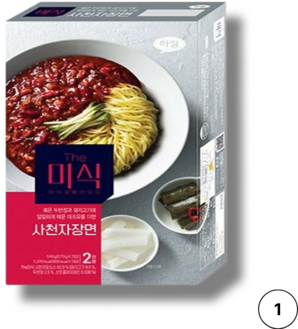 더미식 사천자장면 270g x 2p, 1개, 1개