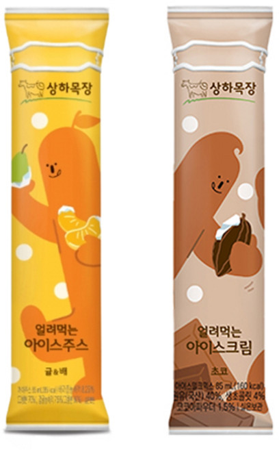 매일 얼려먹는아이스크림 85ml 귤배3개＋초코3개/무배, 1개