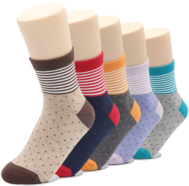 양말쟁이 여성 땡돌 중목양말 10켤레세트