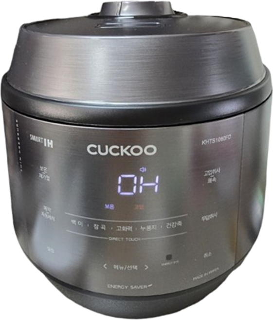 쿠쿠 트윈프레셔 10인용 IH압력밥솥 다크실버 CRP-KHTS1060FD 고효율가전