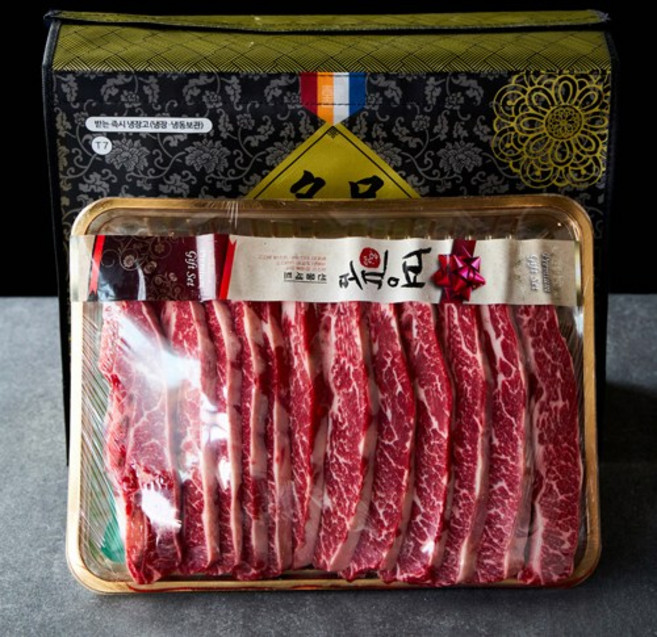 [당일발송]미국산 LA 꽃갈비 기름 손질 당일발송 가능 초이스 꽃갈비, 꽃갈비-프리미엄VVIP-선물용-3kg, 1개