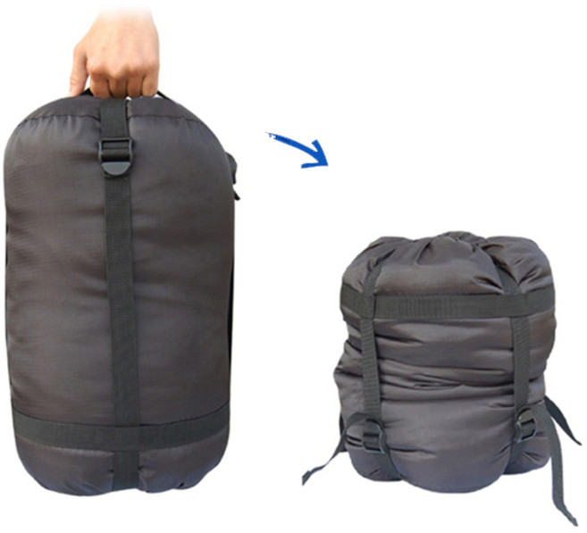 캠프맨 침낭 압축색 압축팩 의류 이불 압축색, 대형, 1개