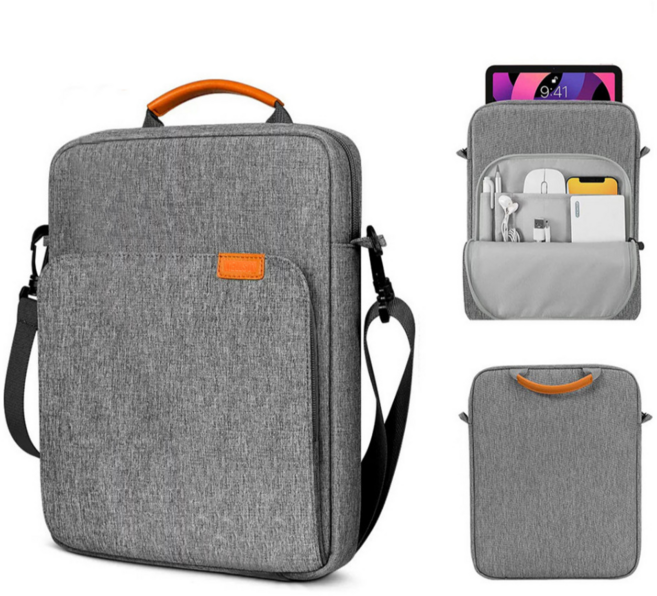 맬슨 가벼운 태블릿가방 파우치 크로스백 노트북, 11인치, 라이트그레이