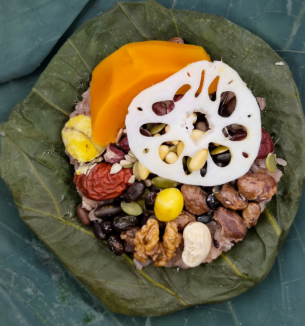 국내산 공주댁 수제 찹쌀 연잎밥 선물 세트, 270g, 12개