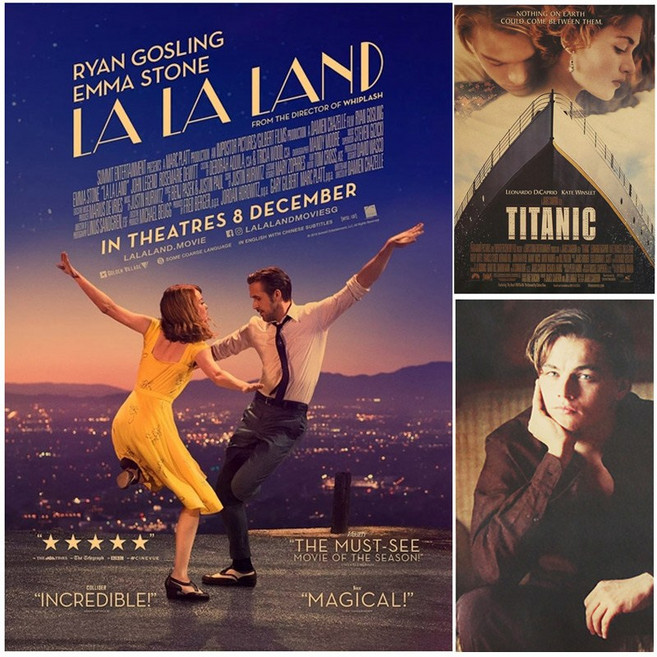 포스터리 빈티지 영화포스터 타이타닉 라라랜드 대형 빈티지 레트로 크라프트지 감성 벽꾸미기 인테리어 소품, 구매수량