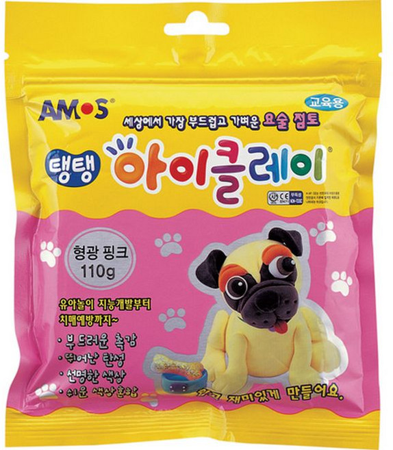 아모스 5000 탱탱아이클레이 파우치 110g