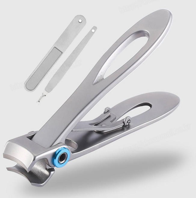 내성발톱 정리 깍기 대형 3종세트 네일 손톱 자가치료, 실버, 1개