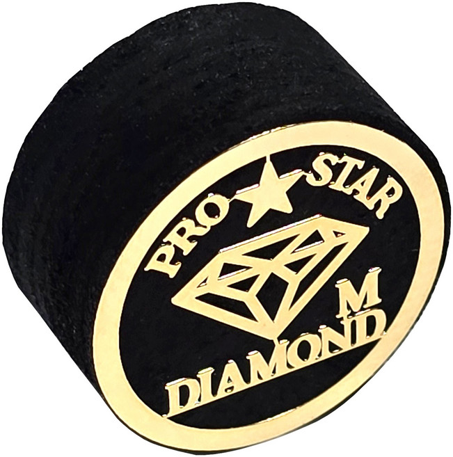 다이아몬드 PRO 스타 당구팁 M, 1개, 블랙