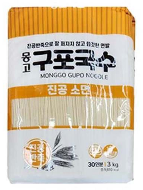 소면국수 몽고 옛날국수 건면국수 구포국수 건면 -x 업소전문용 중면국수, 3kg, 1개