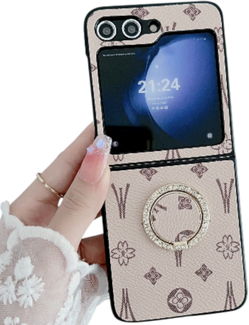 럭스폰 갤럭시 지플립 링 브래킷 빈티지 flip 전용 명품 케이스