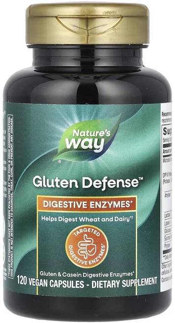 Nature's Way Gluten Defense DPP IV 함유 베지 캡슐 120정, Nature's Way Gluten Defense..., 1개 - 쿠팡
