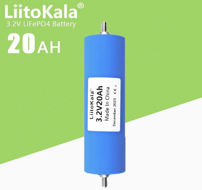 LiitoKala 3.2V 20Ah 배터리 LiFePO4 인산염 셀 4S 12V 24V 오토바이 자동차 모터 배터리 수정 인버터 등, 01 빠른, 01 1PCS 3.2V20Ah