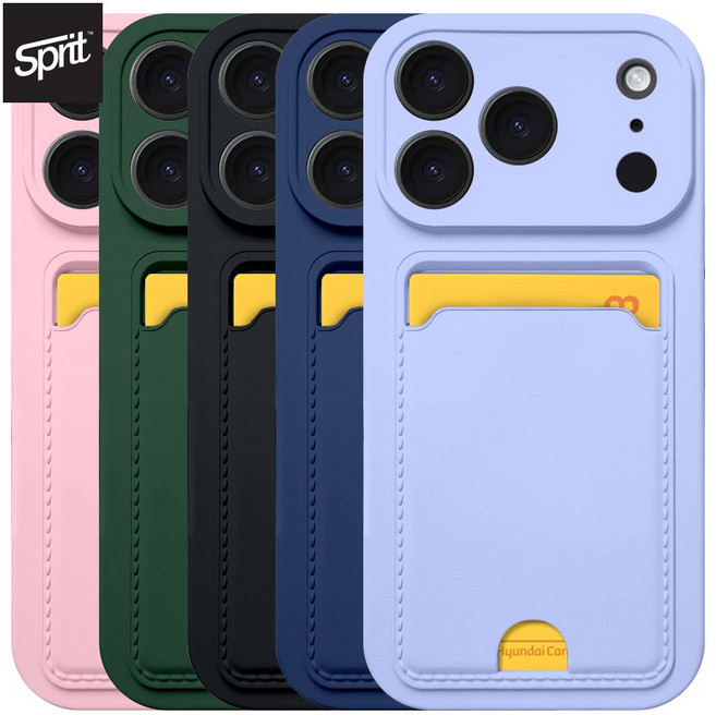 아이폰17 프로 스프릿 실리콘 카드 케이스