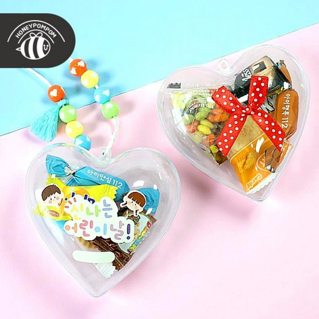 허니폼폼 하트 사탕 목걸이