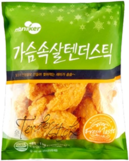 [마니커에프앤지] 케이준치킨텐더 1kg, 4개
