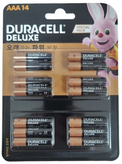 DURACELL듀라셀 알카라인 건전지 AAA(1.5V) 40개입 DURACELL ALKALINE AAA X40