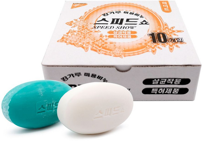 WA무배 캉가루 미용비누(130gx10개) 비누 업소용비누 // 세수비누, 1개