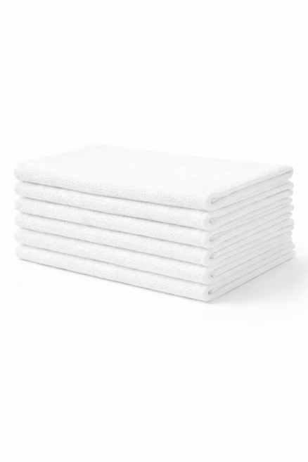 다용도 극세사 손걸레 수건, 화이트, 10개