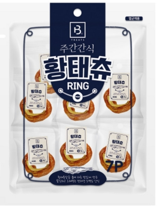 브리더랩 주간간식 황태츄 7p, 1개