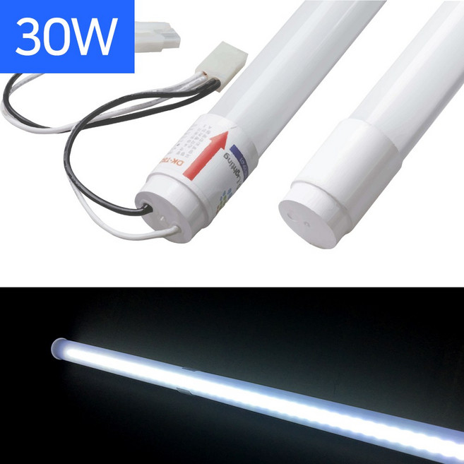 LED형광등 간판등 엘광등 양면형 1200mm 30W 교체 수리 DK-T8D, 1개