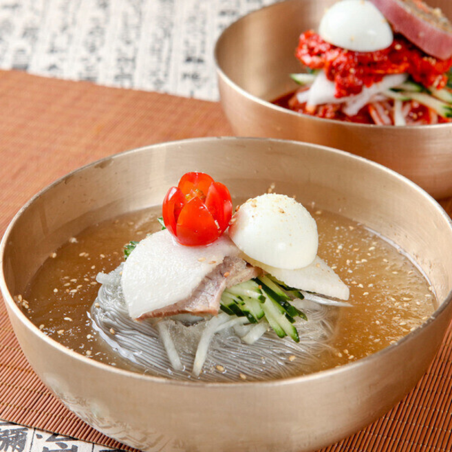 야심찬 함흥 물냉면 냉면 사리 200g 10개 + 냉면 육수 300g 10개 (10인분)