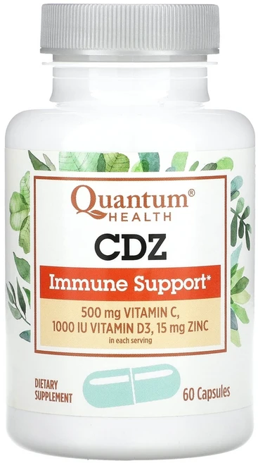 퀀텀헬스 CDZ 이뮨 써포트 60 캡슐, 1개, 60정 - 쿠팡