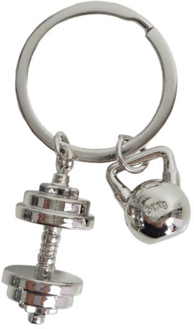 실버 덤벨 케틀벨 헬스키링 2개, 1세트