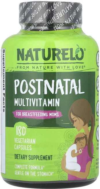 NATURELO 모유 수유 엄마를 위한 출산 후 종합 비타민 베지 캡슐 180정, NATURELO모유수유엄마를위한출산후종합비타민베지캡슐1, 1개 - 쿠팡