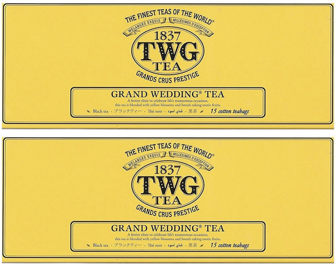 티더블유지 그랜드 웨딩 티, 2.5g, 15개입, 2개