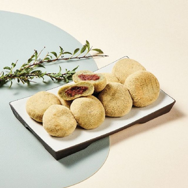 고수록 생모시 콩고물 찹쌀떡, 4개, 400g
