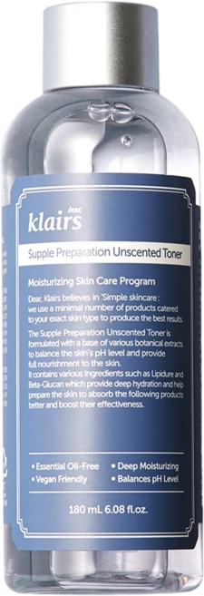 클레어스 서플 프레퍼레이션 언센티드 토너, 180ml, 1개 - 쿠팡