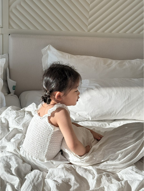 다소곳 감성 스모크 수영복 아기수영복 여아수영복