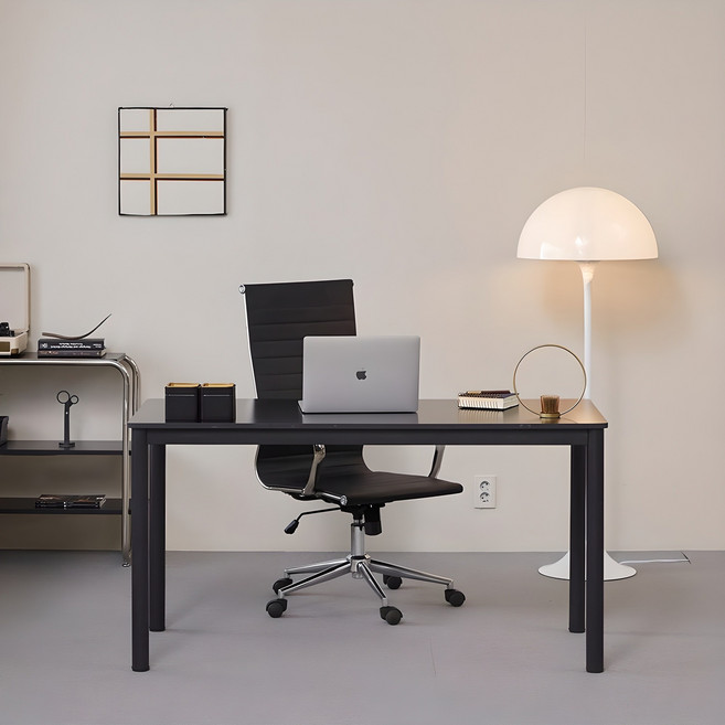 16피스 멀티 데스크 컴퓨터 책상, 블랙