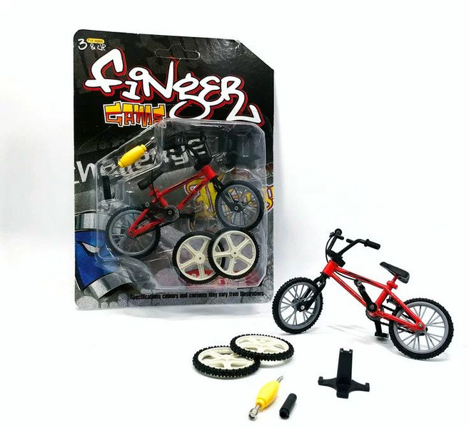 SHOWKE 고급형 묘기자전거 20인치 BMX 크롬, 1개, 1cm, 카드보드레드자전거소형