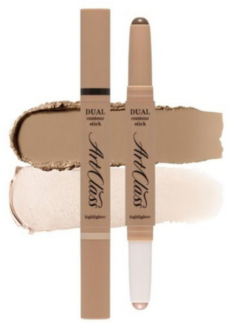 투쿨포스쿨 듀얼 컨투어 스틱 2.2g, 1호 웜듀오 컬러(WARM DUO), 1개