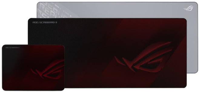 ROG SCABBARD II 電競滑鼠墊, 灰白色-XXL, 1個