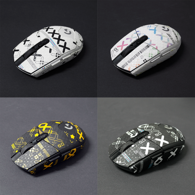 라나야 로지텍 마우스 그립테이프 G304 G102 풀커버, 1개, 옵티컬 화이트
