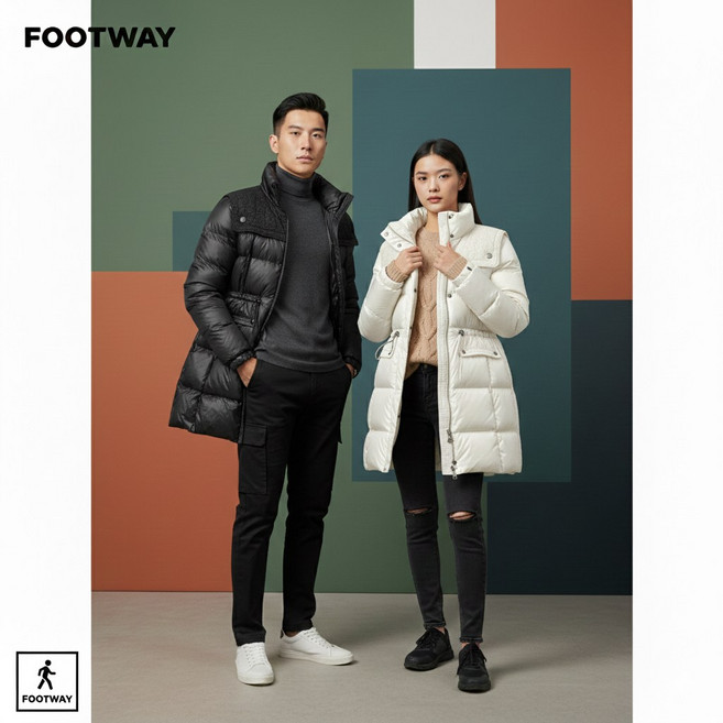 人行道Footway 羽絨外套 時尚設計 保暖機能