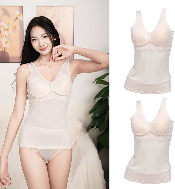 탑 8001# 여성 인견 쟈카드 노와이어&몰드 볼륨 브라런닝 1종2종세트